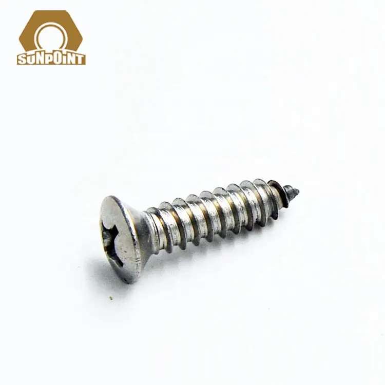 ISO7051/JISB1122O self tapping screw countersunk head self drilling screws