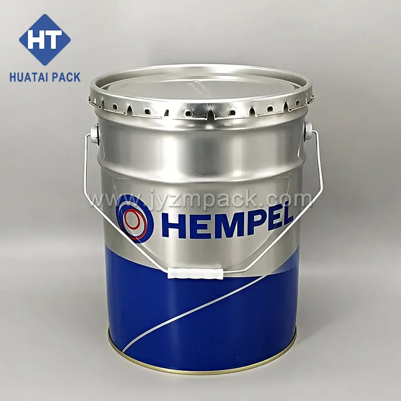 0.1l-25l Tinplate Paint Pails For Oil /paint/ink/powder/solvent/thinner/ etc 5 gallon metal bucket
