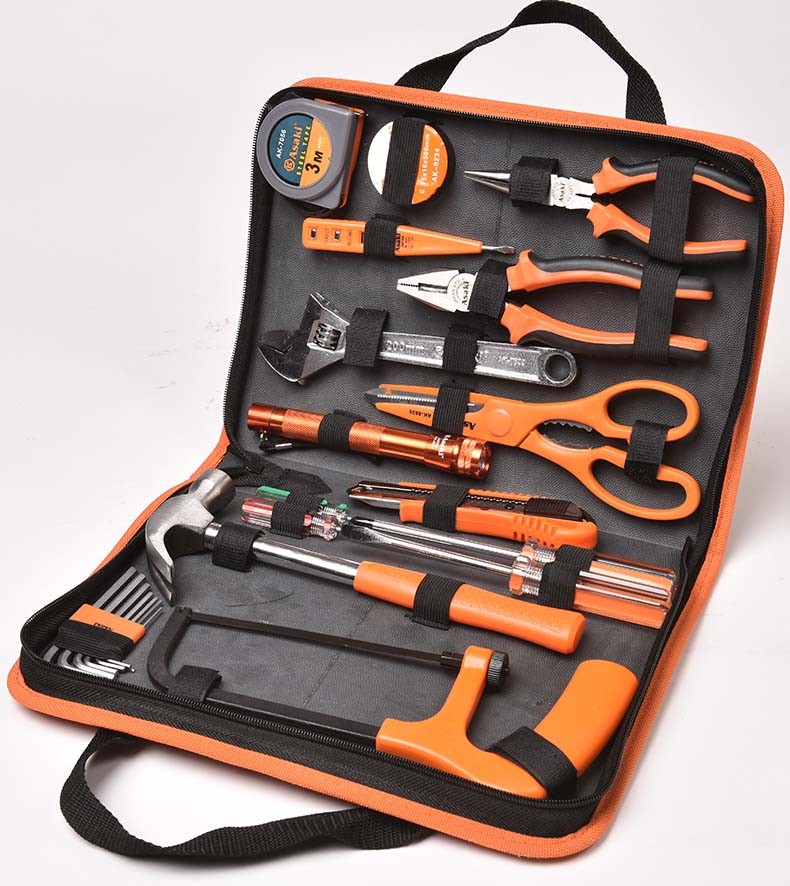 AK-9822 22pcs repairing electrician tool bag