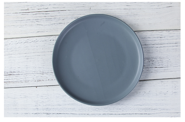 Cheap Hotelware Crockery Sets 7.5 8.5 10 11 12 Inch Blue Grey Dinner Plate
