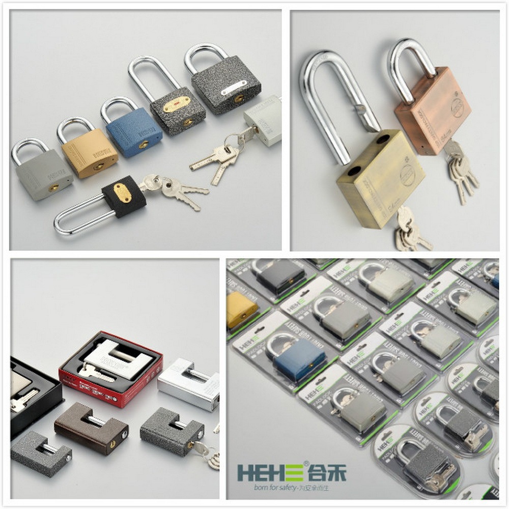 75mm Heavy Duty Brass/Titanium Plated Golden/Yellow Color Iron Padlock