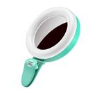 2019 NEW Clip on Rechargeable LED Selfie Ring Light with Mirror For Smart Phone , Tablet