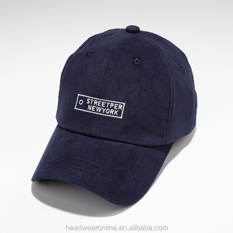 Customizable baseball custom embroidery logo men's durable washed baseball cap