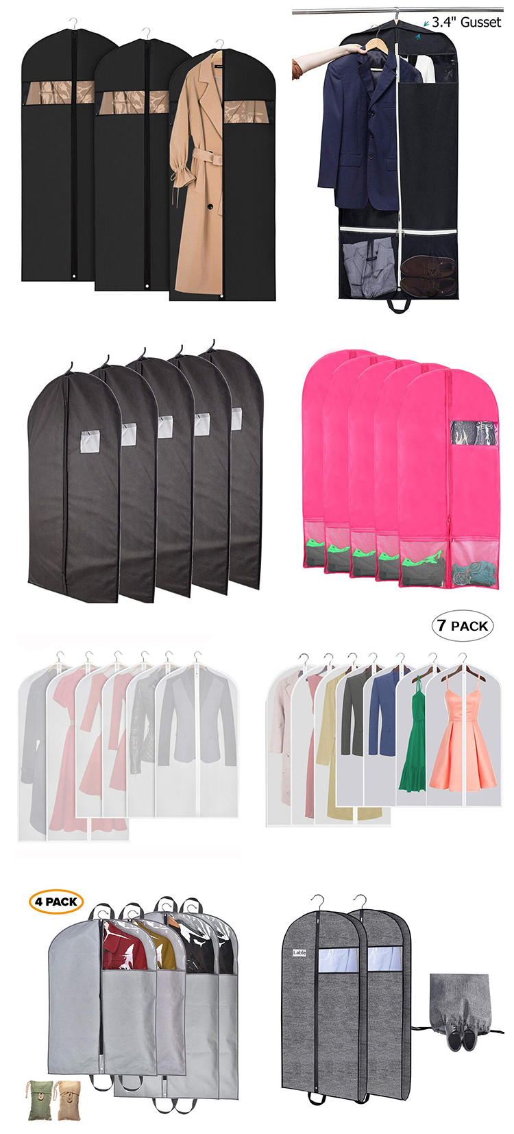 Housse de sac de voyage de voyage pliable de qualité supérieure