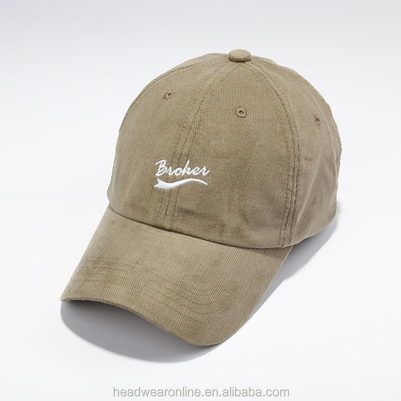 Customizable baseball custom embroidery logo men's durable washed baseball cap
