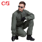 C&G Sage Green Air Force Military Flight Coverall