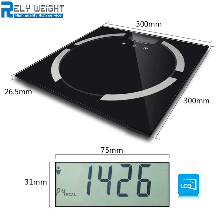High Digital Weighing Scale High Accuracy Digital Bathroom Scale