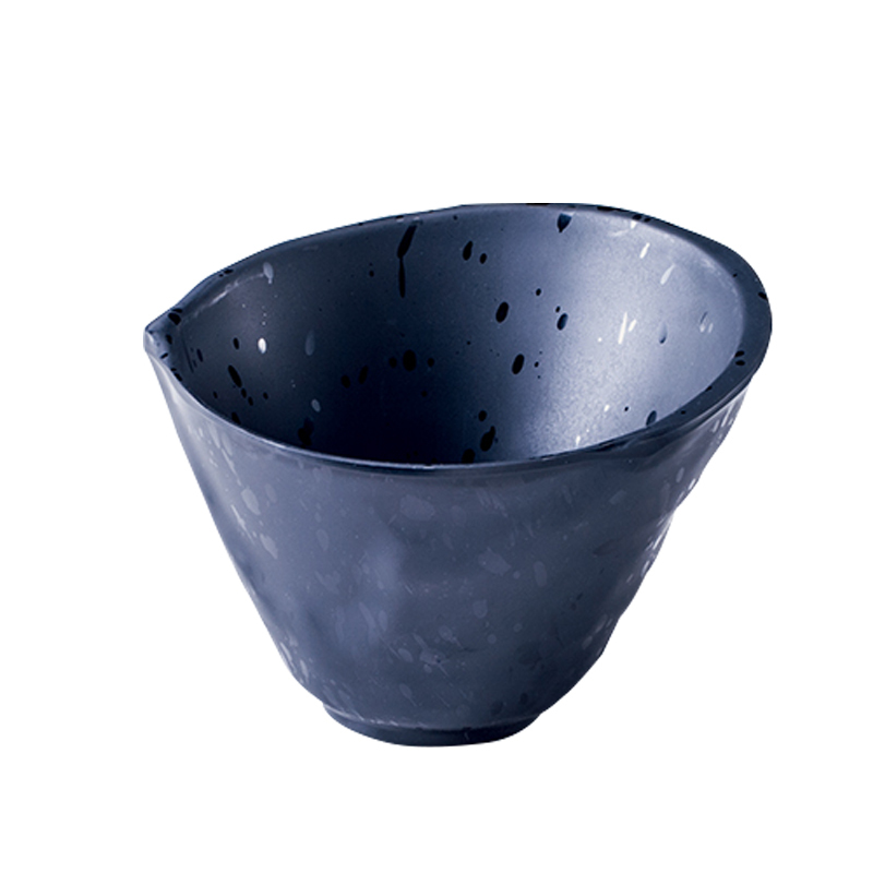restaurant melamine tableware durable plastic black cup custom japanese melamine sake cups