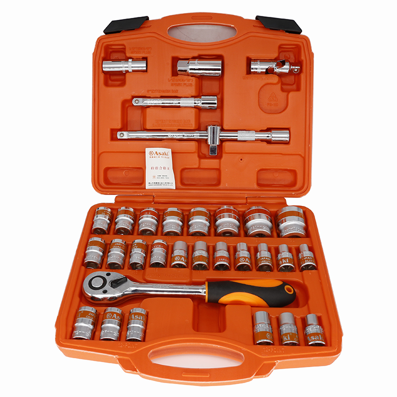 AK-0157 32pcs 1/2" drive socket wrench set