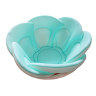 3d air mesh flower shape Soft and Quick-Drying baby bath cushion & mat in Sink, Bathtub or Plastic Bather