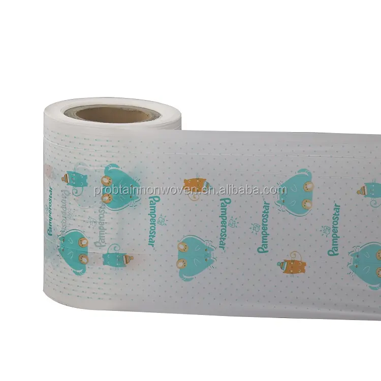 high quality Raw Material for baby diaper cloth like baby adult diaper back sheet film