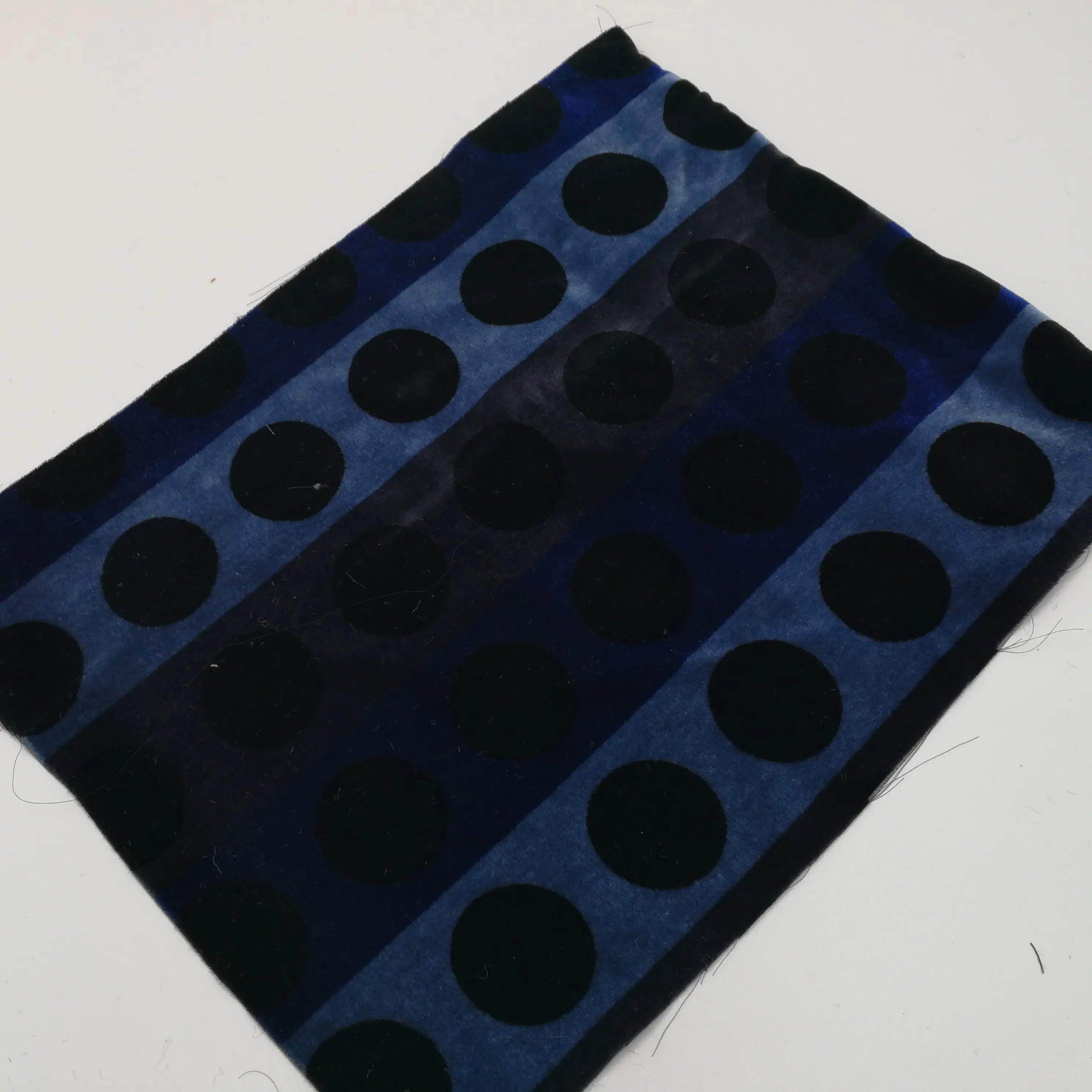 Тканые искусственный шелк выписки печати бархат для женщин платье