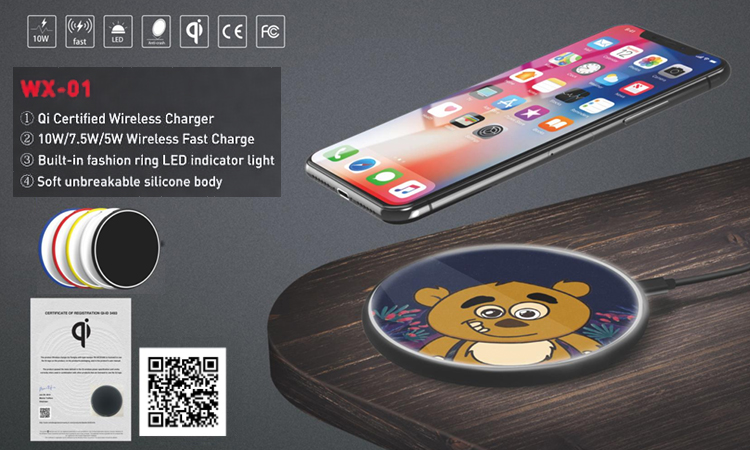 OEM ODM factory can customize the length and color logo 10w wireless phone charger magnetico fast charging