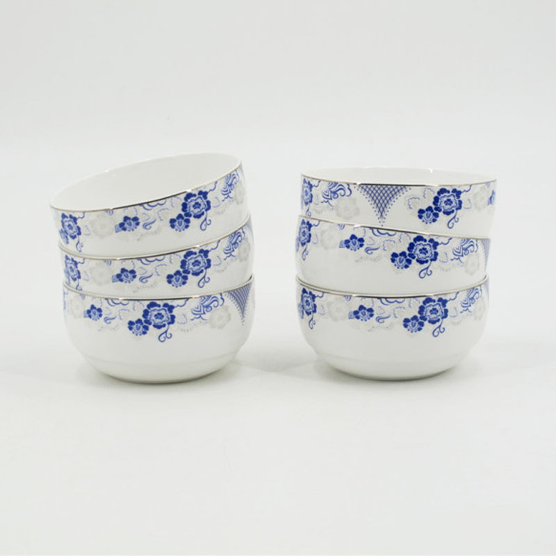 4.5" Bulk Buying Bone China White Bowl Ceramic Cereal Bowl Set