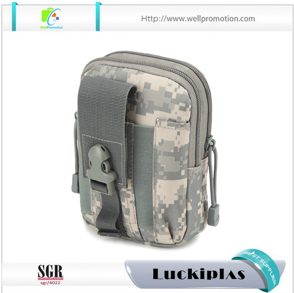 Maßgeschneiderte 600D-Camouflage-Gürteltasche mit Stickerei