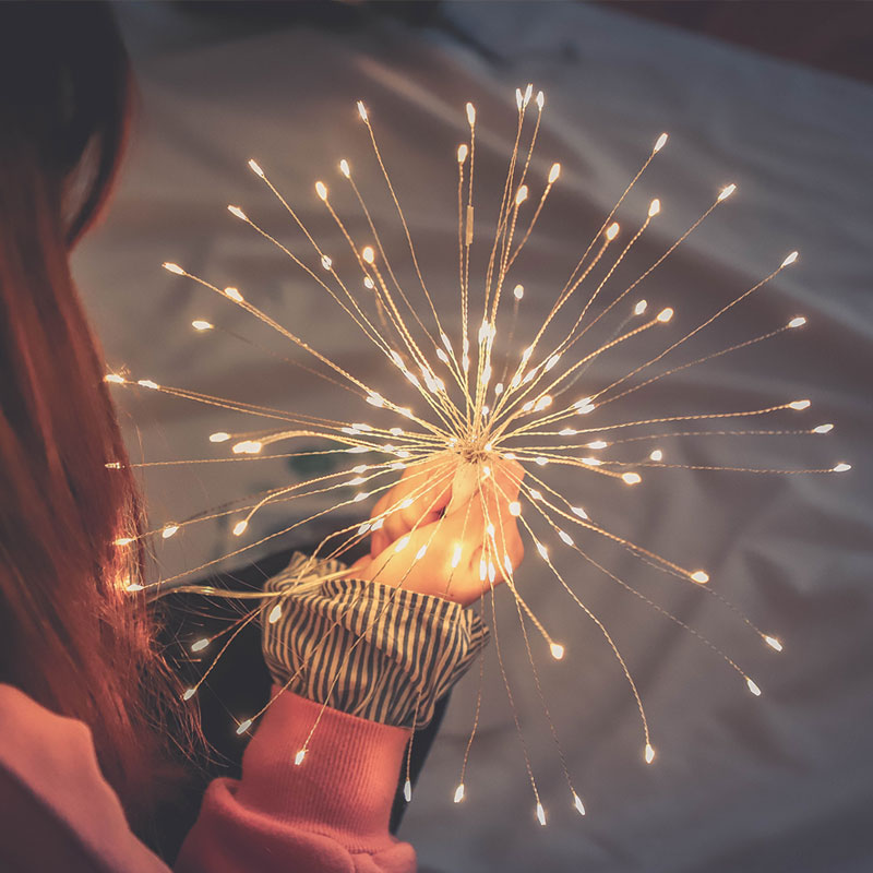 Hagood LED firework copper light waterproof IP65 holidays lighting led firework grand light