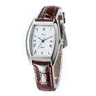 Luxury Leather Strap Rectangular Dial Wrist Watches