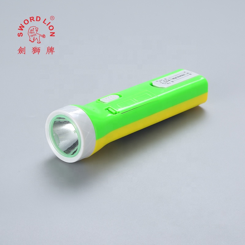 Aluminum High Power Plastic Krypton Bulb Torch Set Or 9 LED Flashlight Torch