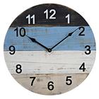 China Factory Custom Large Rustic Silent Wooden Wall Clock for Living Room,Kitchen, Office Decor