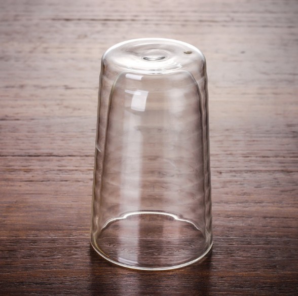 Clear Strong Double Wall Insulated Thermo Wave Glass Tumbler Glass for Beer Cocktail Lemonade Iced Tea Coffee