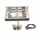 Outdoor Stainless Steel 304 Natural Gas/LP Fire Pit Ring Burner and Pan