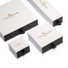 Custom wholesale small jewellery necklace ring drawer paper cardboard jewelry packaging box with logo