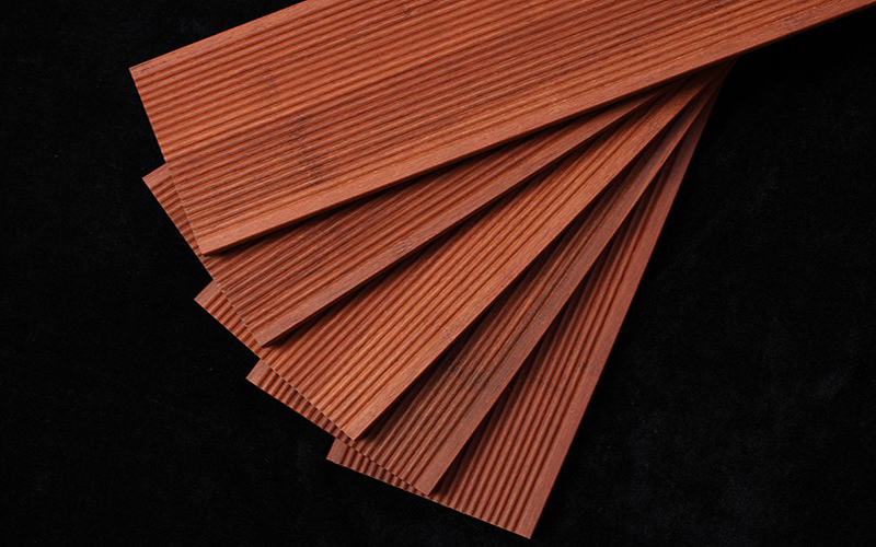 Outdoor Carbonized Click Strand Woven Bamboo Flooring