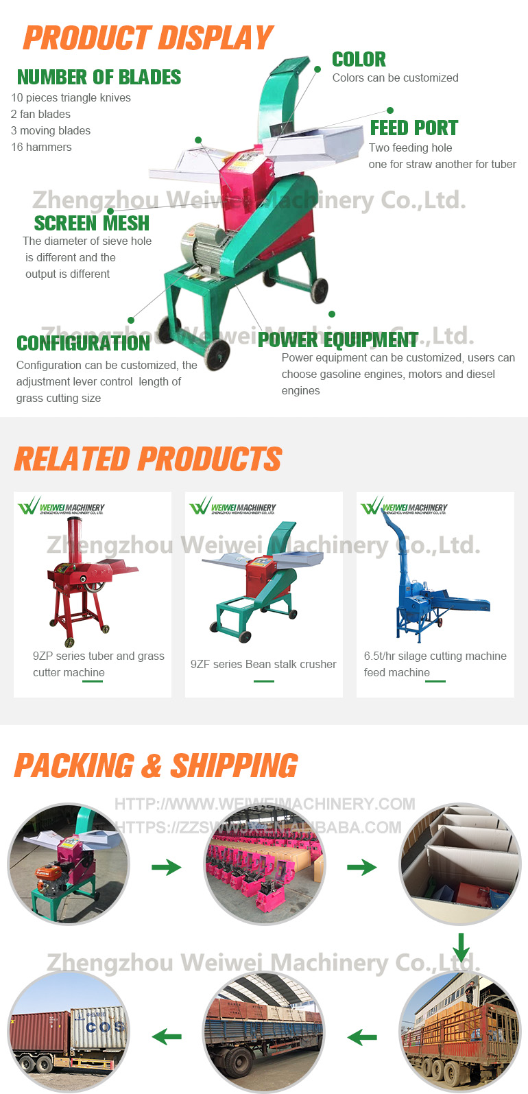 Weiwei Diesel Động Cơ Xăng Kép Chức Năng Nông Nghiệp Máy Móc Hay Cutter Thức Ăn Chăn Nuôi Máy Làm Máy Nghiền Cho Hạt Home