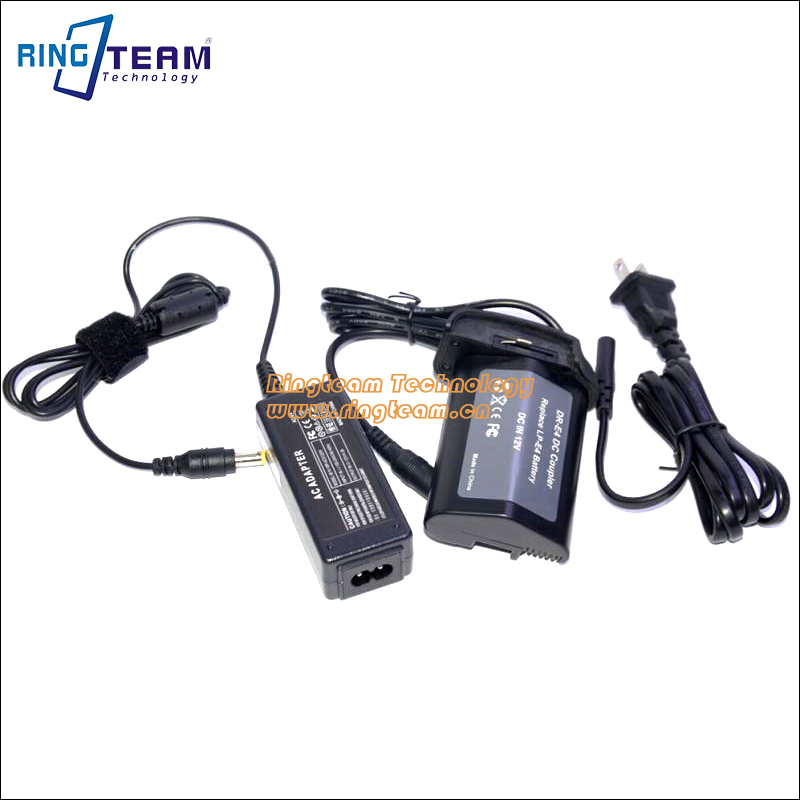 Canon ACK-E4 Adaptador AC para Canon EOS 1D Mark III IV//EOS-1Ds Mark III//EOS-1Dx/ Negro