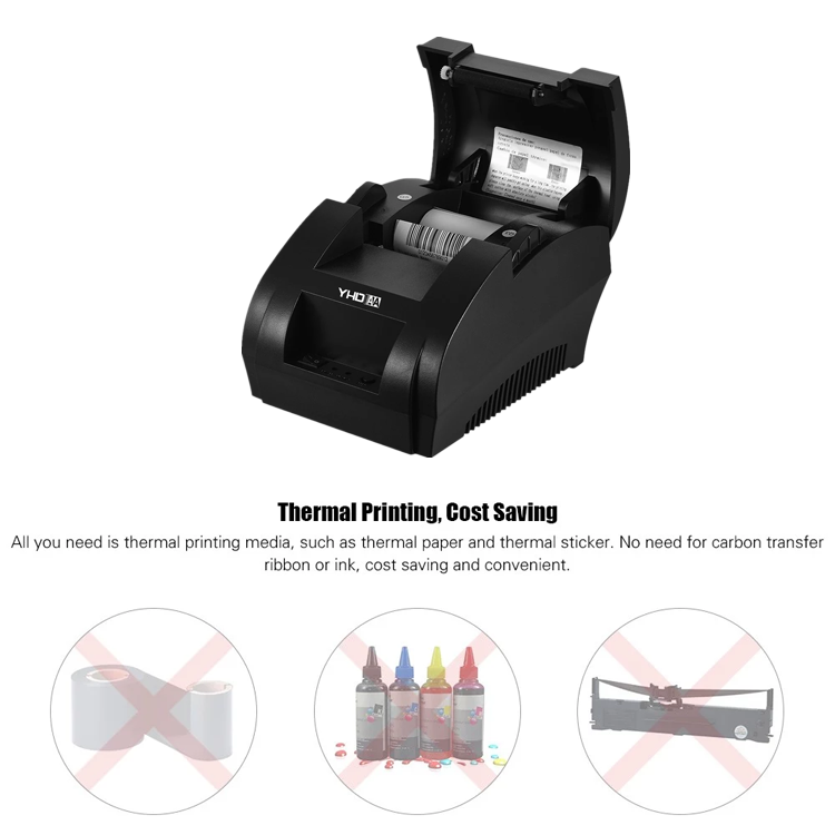 Hot Sell Thermal BT Printer 58mm Shenzhen Factory OEM Receipt Printer Compatible POS System