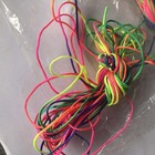 good quality cheap diy elastic rubber bead thread yarn bracelet