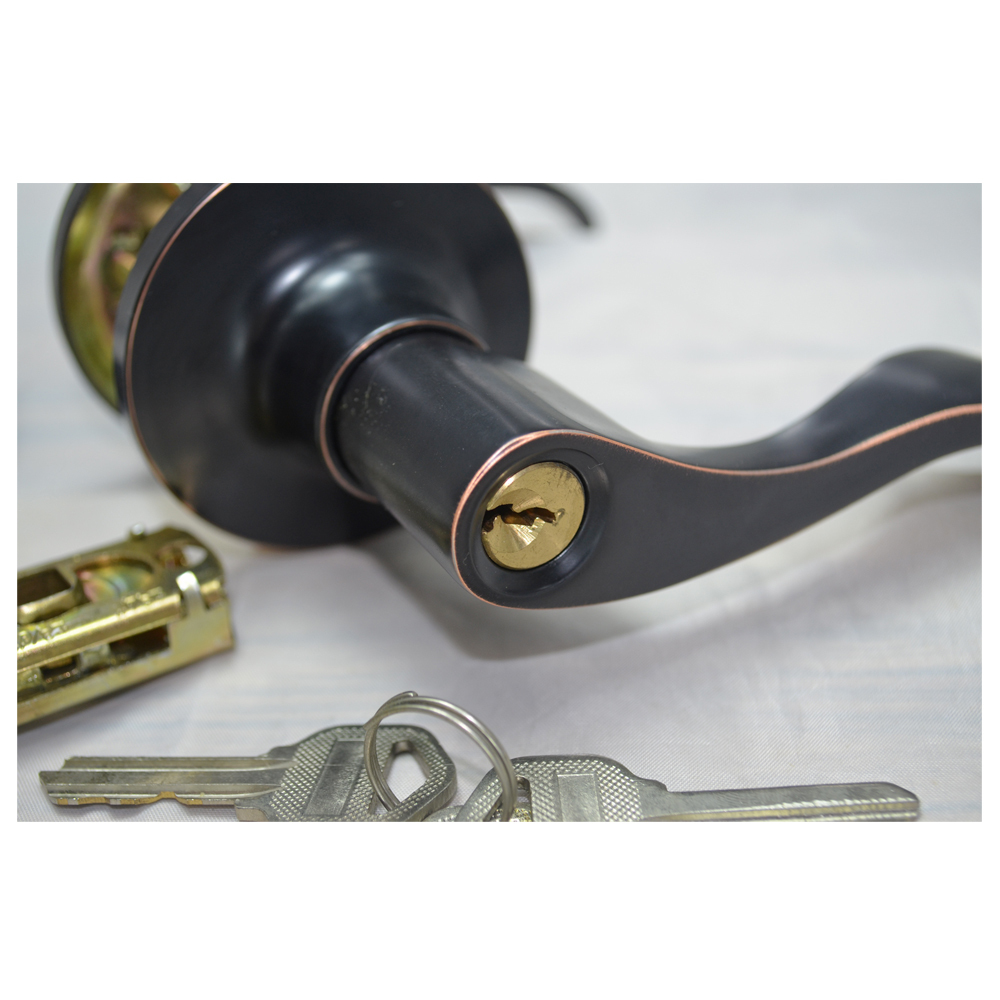 Good price new design door lock for wooden door zinc alloy tubular lever door lock handle