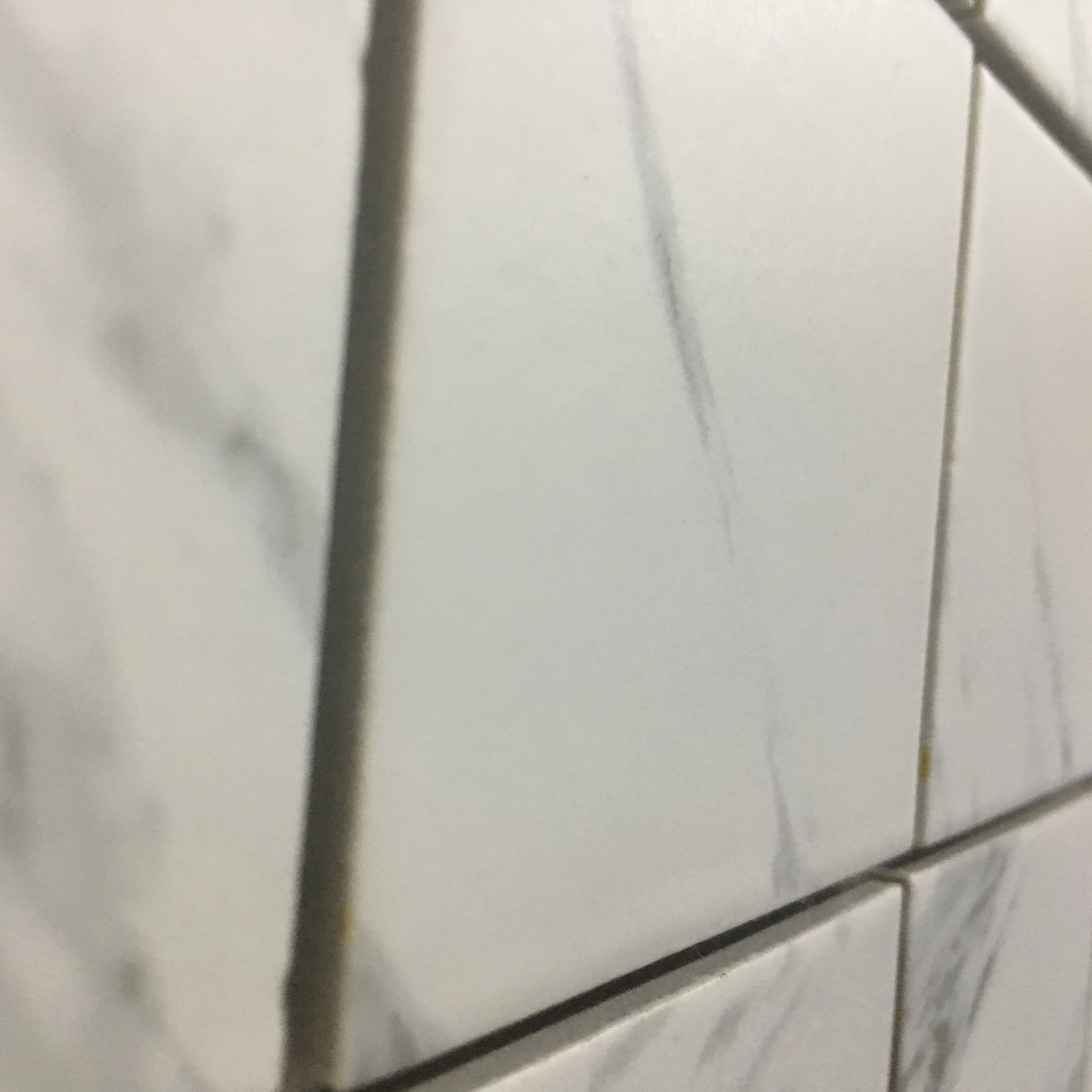 Baby Skin Matt Carrara White Ceramic Mosaic Tile For Hotel Marble Texture Mosaic Piece For Kitchen And Bathroom