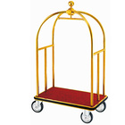 Hot sale hotel bellman cart trolley concierge birdcage trolley luggage cart