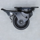 SS 550kg load 3 inch low profile commercial machine caster wheel with total brake