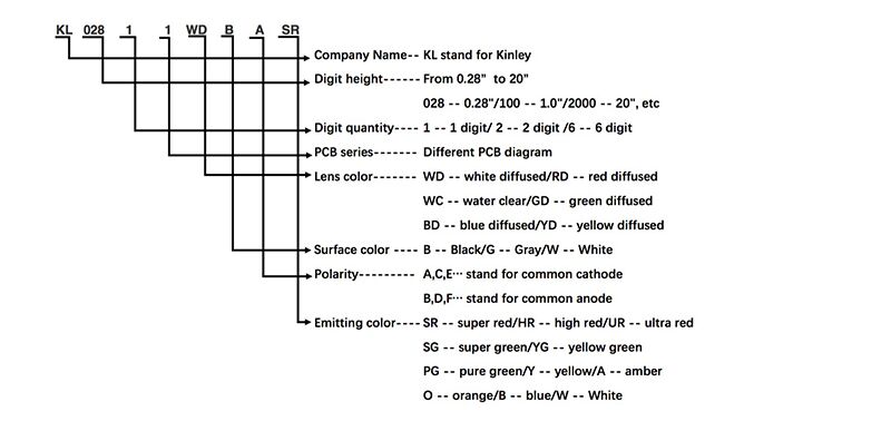 18 Pin 7 Segment LED Display - Two Digit Seven-Segment Digit