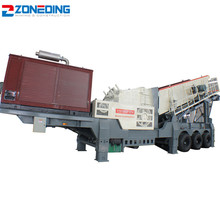 Energy saving mobile gravel stone portable cone crusher plant price