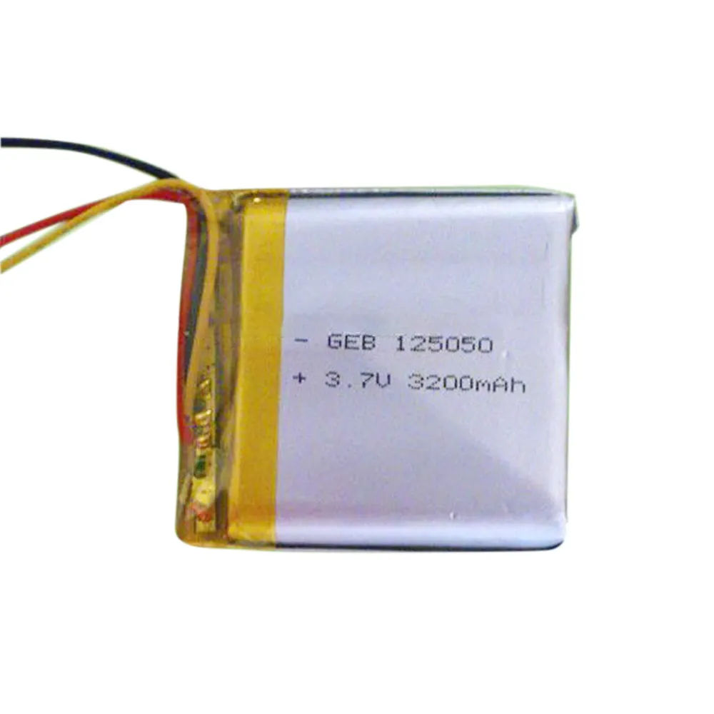 GEB 125050 li-ion battery 3.7v 3200mah for 3200mah battery android mobile