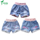 Girls Summer Denim Shorts Fashion Girls Jean Shorts Children Sequin Shorts