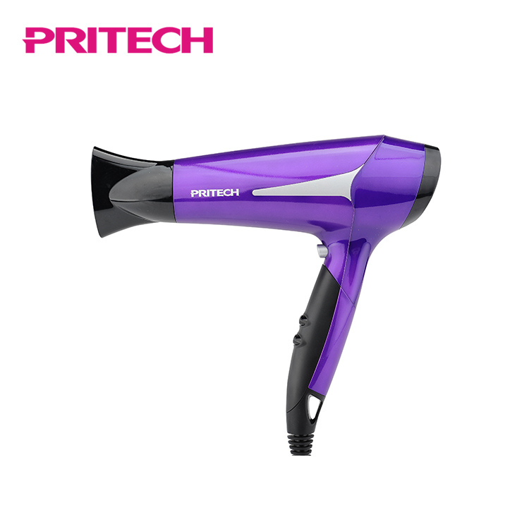 PRITECH Overheating Protection 1800W 2200W 3 Heat Settings Hair Dryer For Household
