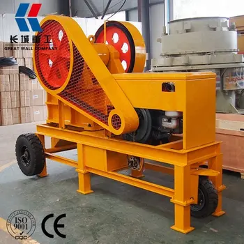 Small Construction Waste Jaw Crusher, PE150 x 250 Mini Concrete Diesel Crusher price