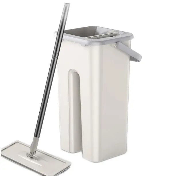 Hot sale dual mop bucket and flat mop with bucket