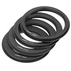 cnc machining matt black anodized aluminum camera lens adapter ring