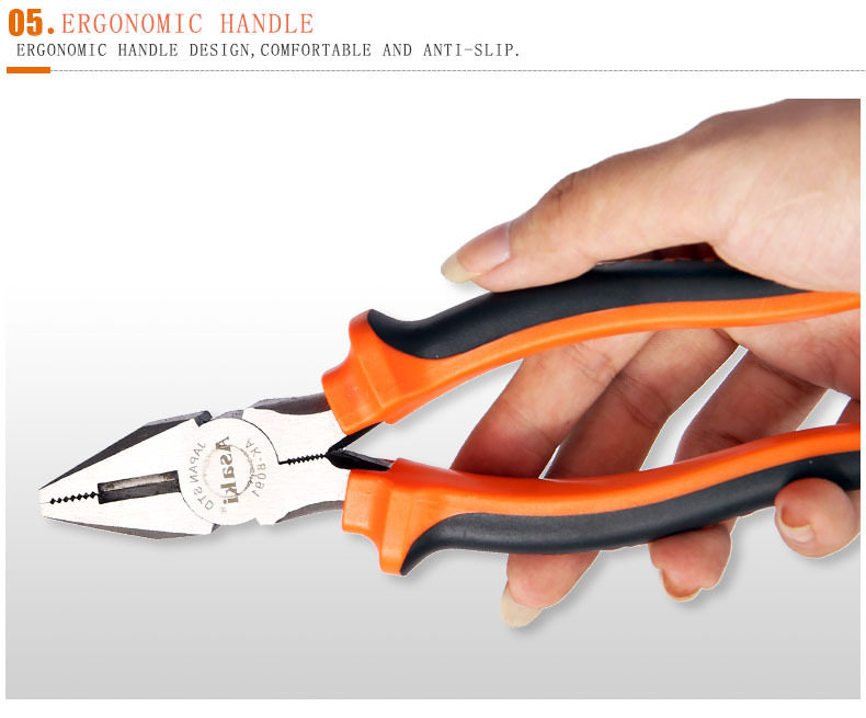 Asaki professional grade ready stock hand tools combination pliers