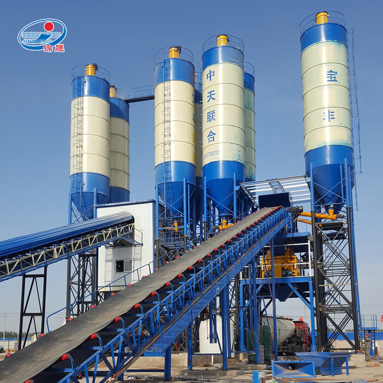 HZS120 series modular structure concrete mixing plant for sale