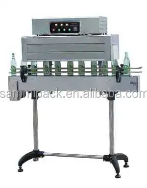 Good price BSS-1538b label shrink tunnel machine, Pvc film bottle shrink machine