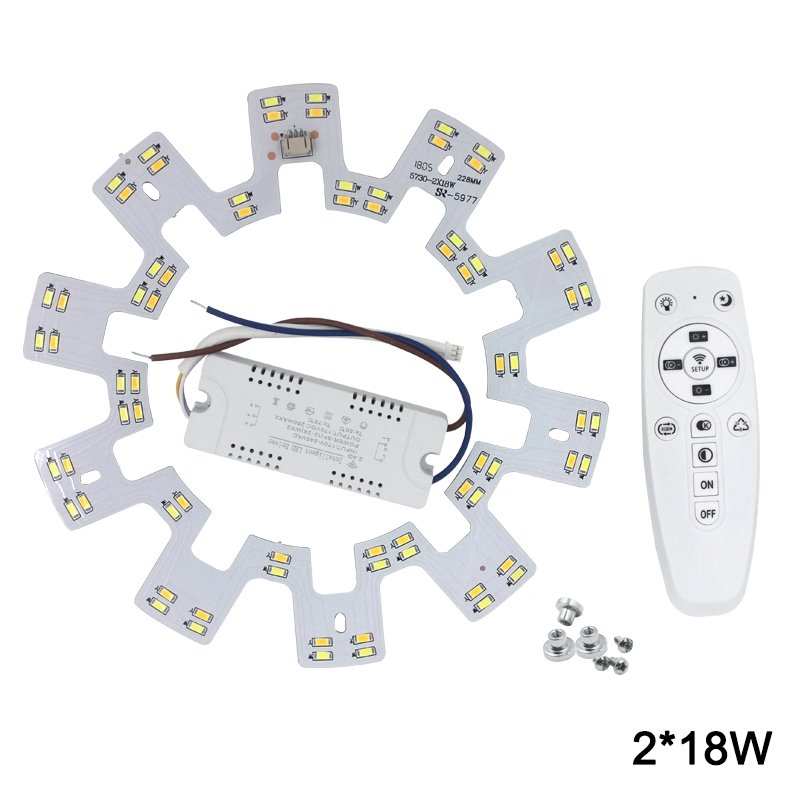 5730 SMD LED Deckenbeleuchtung 2,4 G WIFI Handyverbindung Steuerung Fernbedienung für Wohnzimmer Küche Deckenleuchte