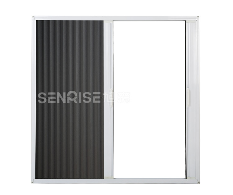 DIY Screen System wire mesh foldable screen aluminium pleated mosquito door
