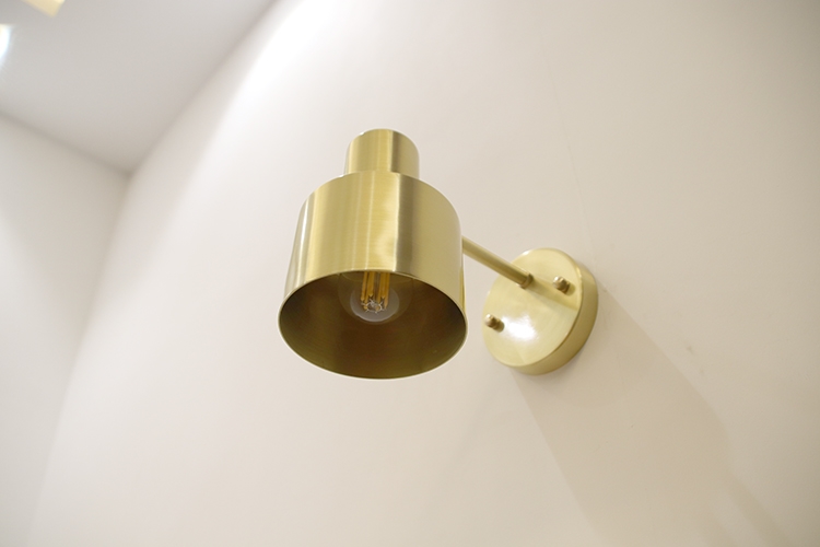 Mirror headlight corridor bedroom brass Modern LED Indoor wall lamp