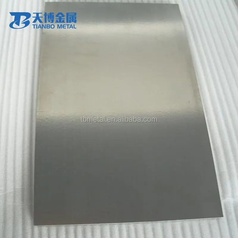 High Quality 0.1mm thickness High quality cheap custom tungsten sheet metal/ tungsten foil for melting hot sale in stock baoji